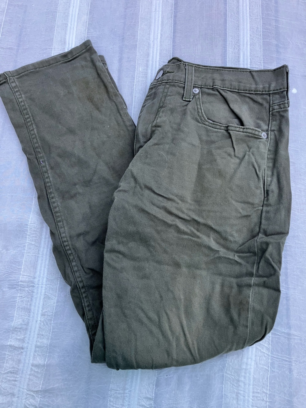 Levi’s 511. 32 x 30 Olive denim Jean